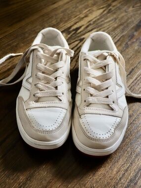 Vans Lowland Comfy Cush Sneaker Off White Cream Womens Size 6.5 Men 5.0